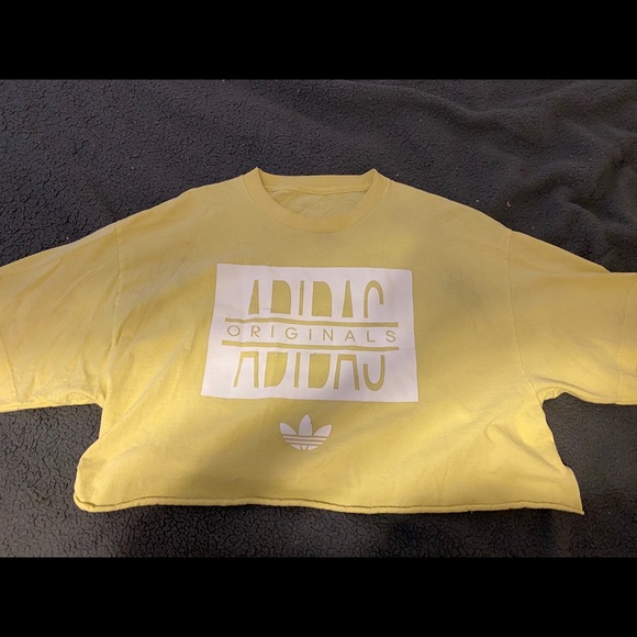 light yellow adidas shirt